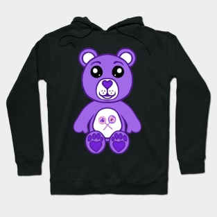 Purple Warrior Bear 2.0 Hoodie